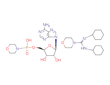 N,N'-dicyclohexyl-4-morpholinecarboxamidinium salt of adenosine-5'-phosphoromorpholidate