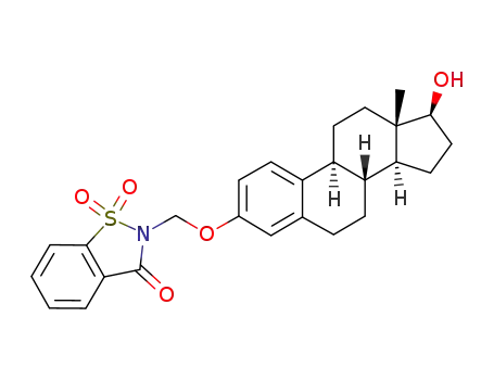 17β-estradiol 3'-(saccharinylmethyl) ether